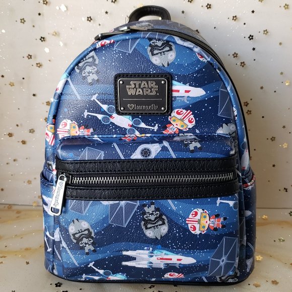 Loungefly Handbags - Loungefly x Star Wars Chibi Ships Print Backpack